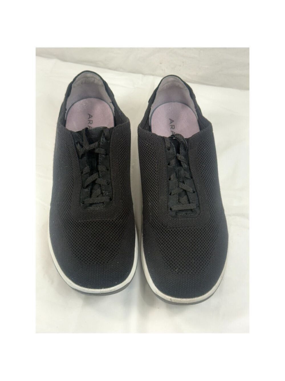 Aravon PYPER Black Knit Neutral Stability Sneakers Sz 9 D - Picture 12 of 15